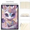50-Page A5 Size 5D DIY Diamond Art Painting Notebook Kit Crystal Notepad Sketchbook for DIY Gifts and Festive Occasions