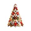 DOWMOO DIY Quilted LED Christmas Tree Set - Wear-Resistant Polyester Desktop Decoration Ornament