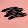 1 Set Glossy Black Smart Door Handle Cover Trim Fit For Maserati Ghibli Sedan 2014--A87Q