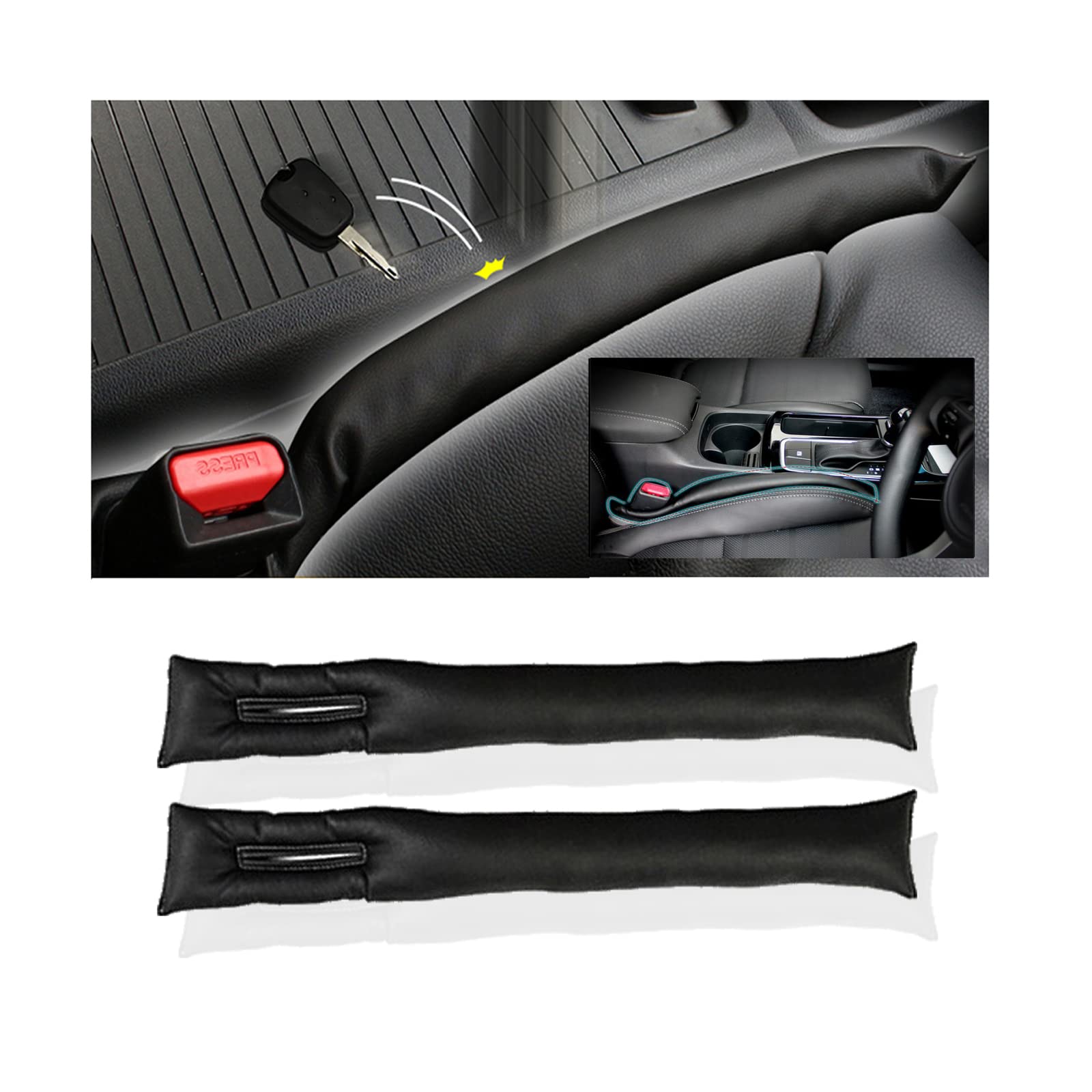 

Toyota Tank серия Toyota 86 ранние и поздние модели Toyota Alphard 30 серия Vellfire 30 серия ранние и поздние модели Подушка-заполнитель щели между сиденьем и консолью Сиденье чёрный