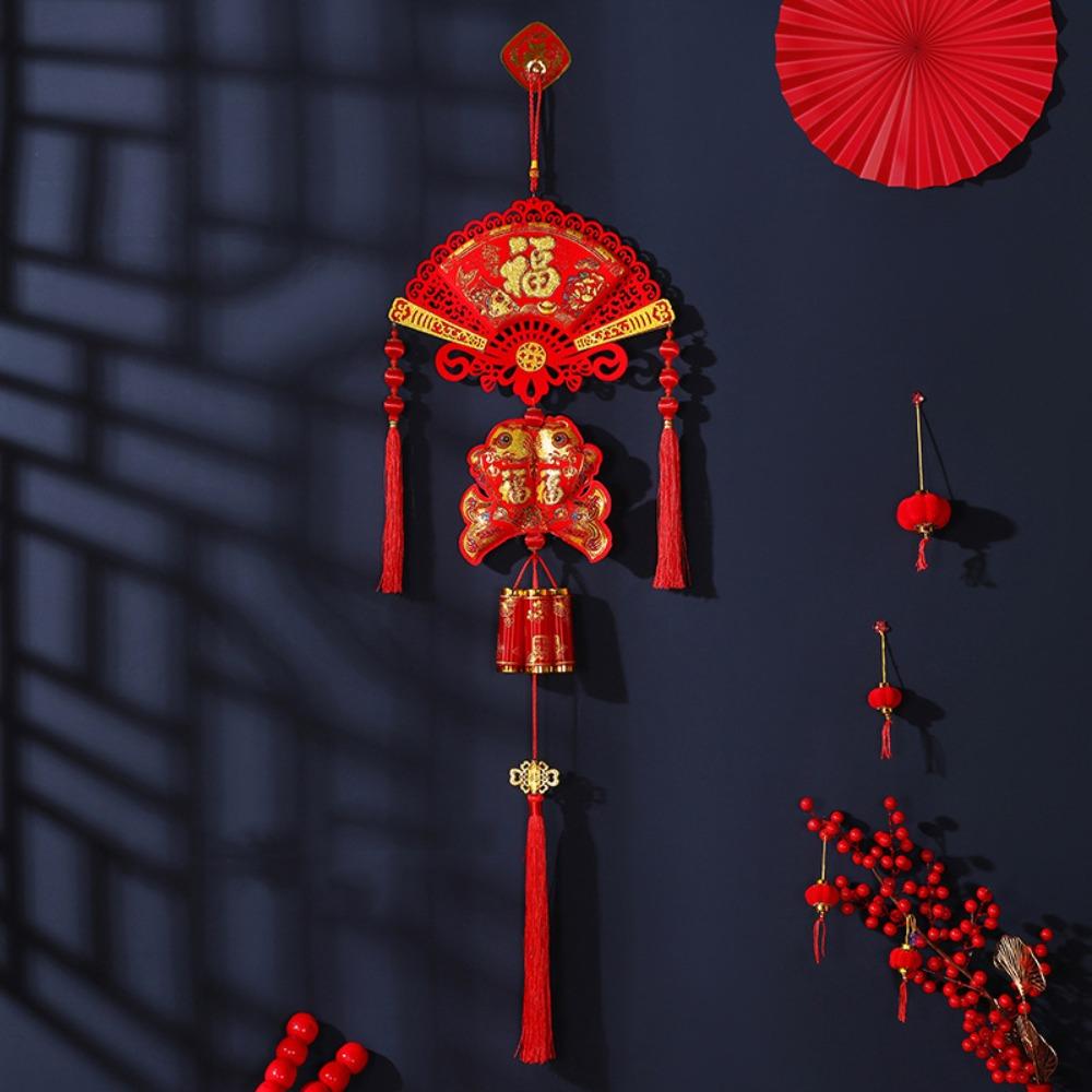 Hanging Lucky Bag Pendant Chinese New Year Spring Festival Ornament  Home Decor