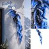 Frost Glowing Wall Decor Light, Holiday Ambience Wall Hanging Lamp for Home Party Decoration
