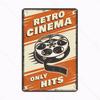 Feature Movie Vintage Posters Show Metal Tin Sign Retro Plaque Cinema Decor Hobby Bedroom Wall Decoration x cm