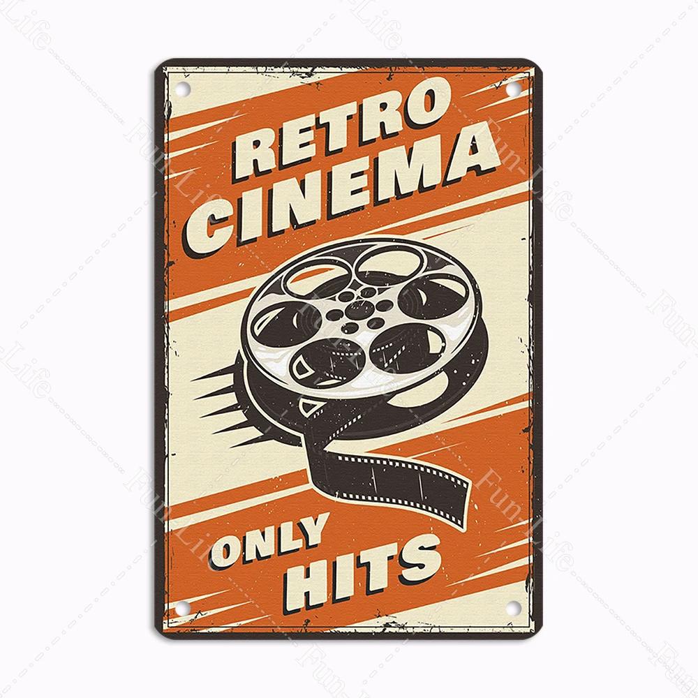 Feature Movie Vintage Posters Show Metal Tin Sign Retro Plaque Cinema Decor Hobby Bedroom Wall Decoration x cm