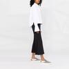 Y-3 FW21 Flared High-Waisted Ankle-Length Casual Pants Women bottoms Black H61955