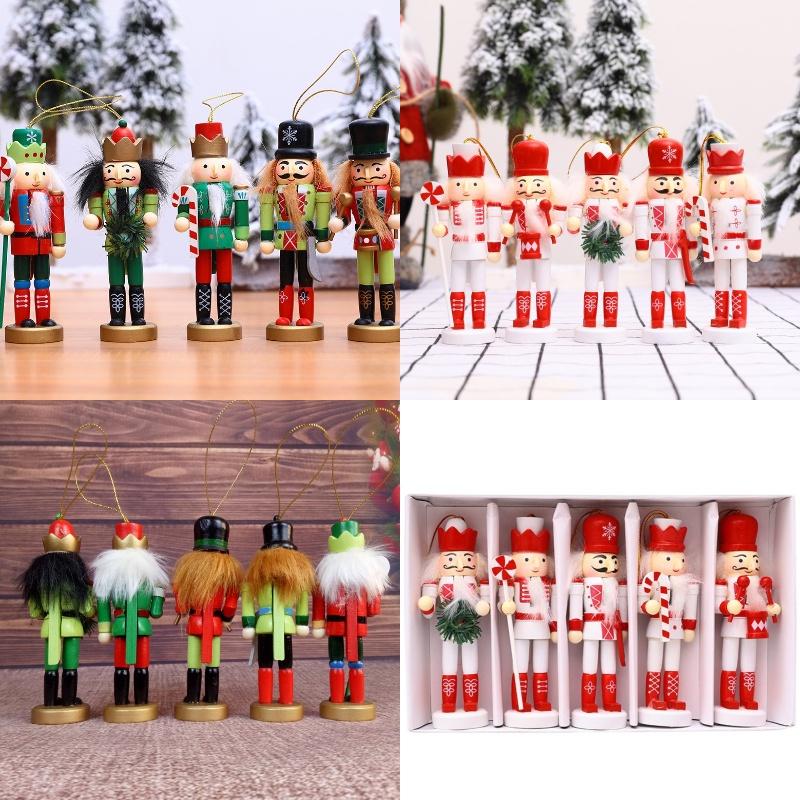 Nutcracker Soldier Wooden Puppet Figurine Christmas Decor For Home Living Room And Office