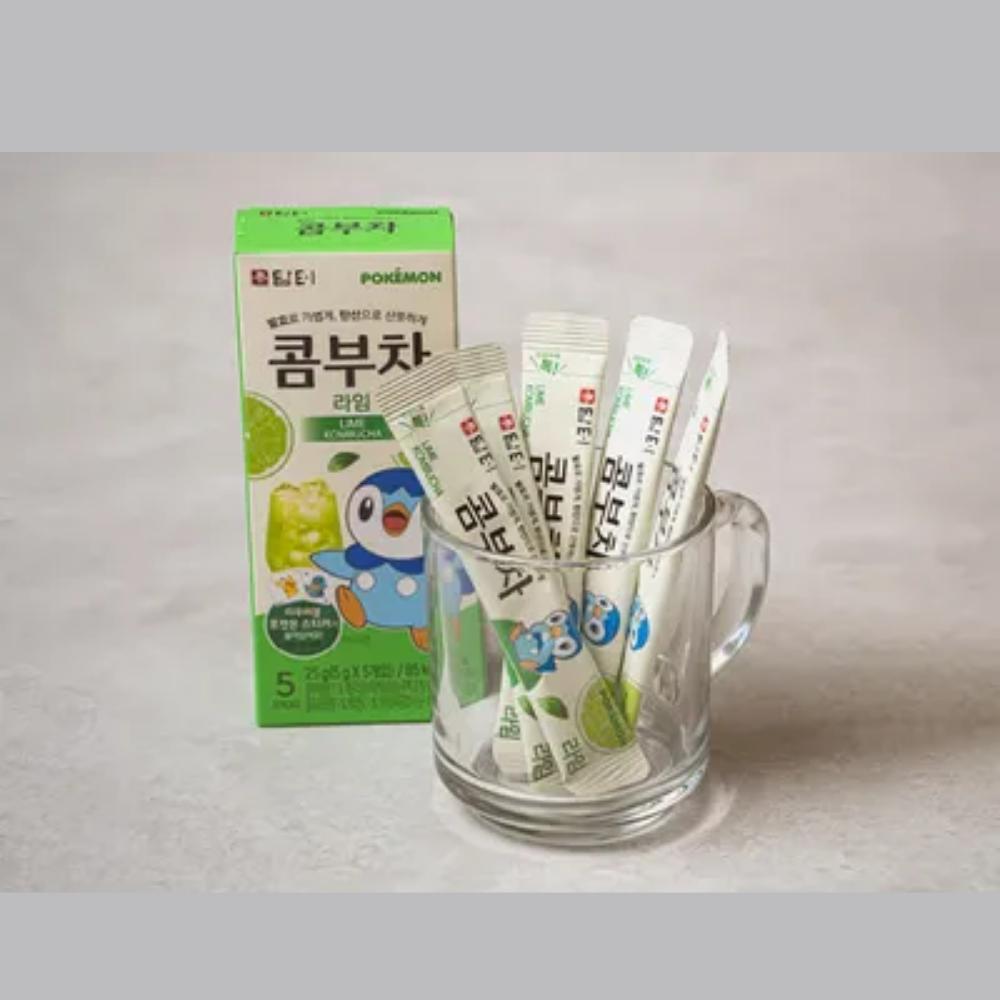 Damteo Pokémon Kombucha (low Calorie Tea) Lime 25g (5g*5-Stick)