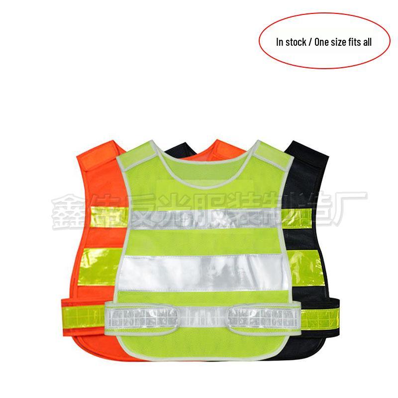 High-Visibility Reflective Safety Vest for Traffic and Construction Workers