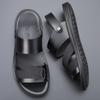 Moda Estate Vera Pelle Sandali da Uomo Tempo Libero Spiaggia Scarpe da Uomo Alta Qualità Antiscivolo Traspiranti Sandali I Sandali da Uomo