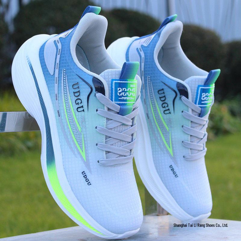 Pánské prodyšné síťované protiskluzové běžecké boty 2025 - Měkká podrážka, Tlumící nárazy, Ultralehká neformální sportovní obuv pro teenagery