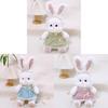 Creative Plush Bunny Toy With Dress For Kids Girls Gift