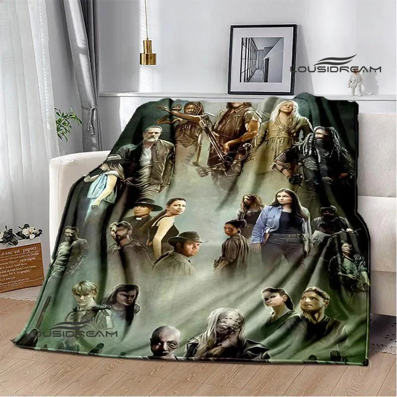 The Walking Dead printed blanket picnic blanket Warm Flannel blankets Soft and comfortable blanket bed linings Birthday Gift