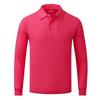 Custom Embroidered Long Sleeve Polo Shirt with Logo