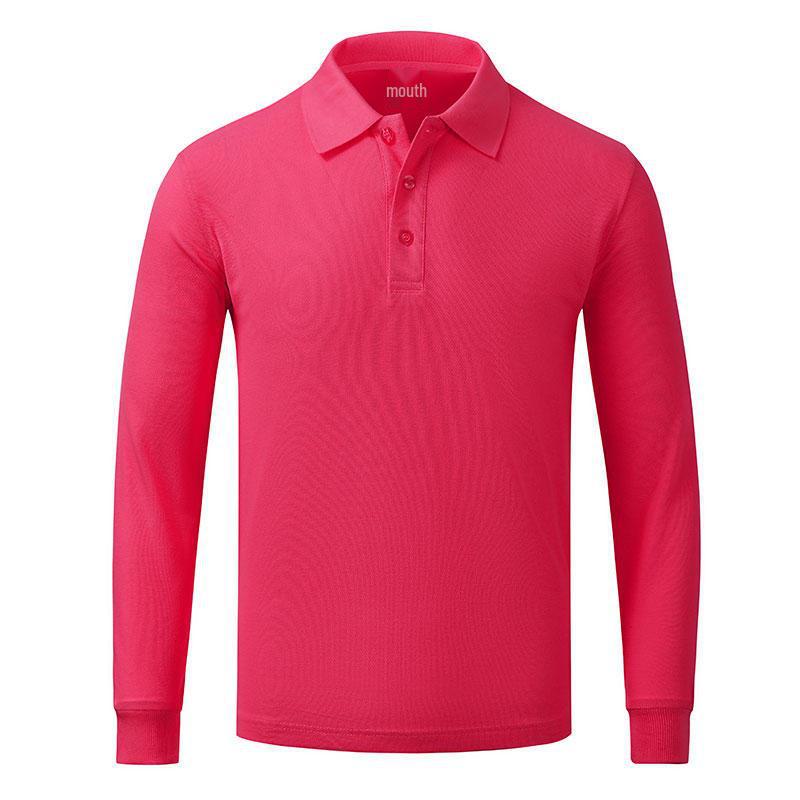 Custom Embroidered Long Sleeve Polo Shirt with Logo