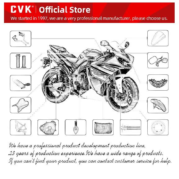 CVK Engine Cover Motor Stator Cover CrankCase Side Cover Shell For YAMAHA YZF-R6 R6 2003 2004 2005 R6S 2006 2007 2008 2009 2010