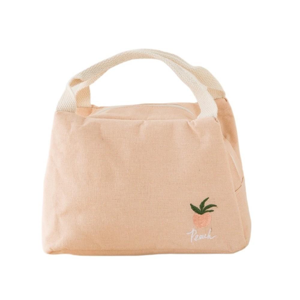 Cute Fruit Insulated Thermal Bag Lunch Container Reusable Tote Bag Multi-functional Leakproof Insulated Lunch Box