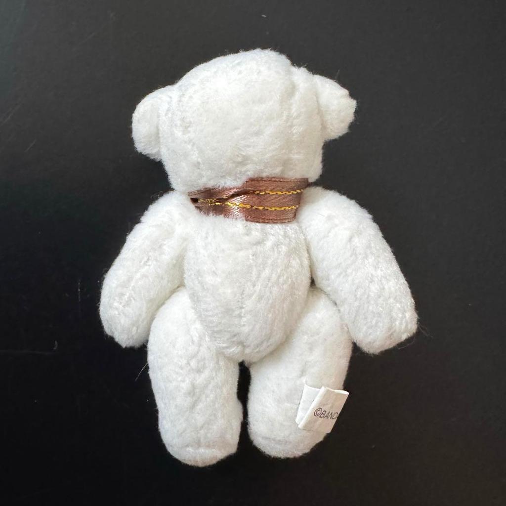 [USED] Heisei Retro Vintage Plush Bear, White, 1999 Teddy Bear