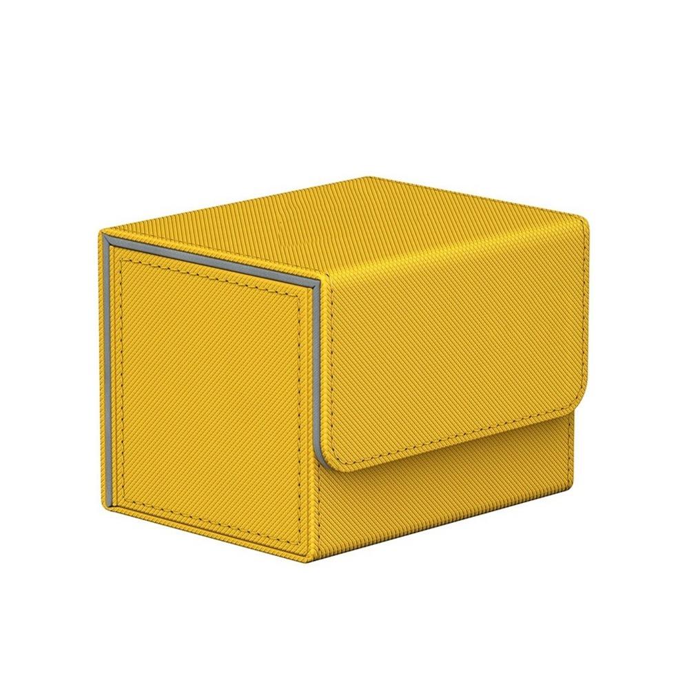 Fit 100 Single Sleeved Trading Card Deck Box Flip Cover Game Card Cases  Gathering Card