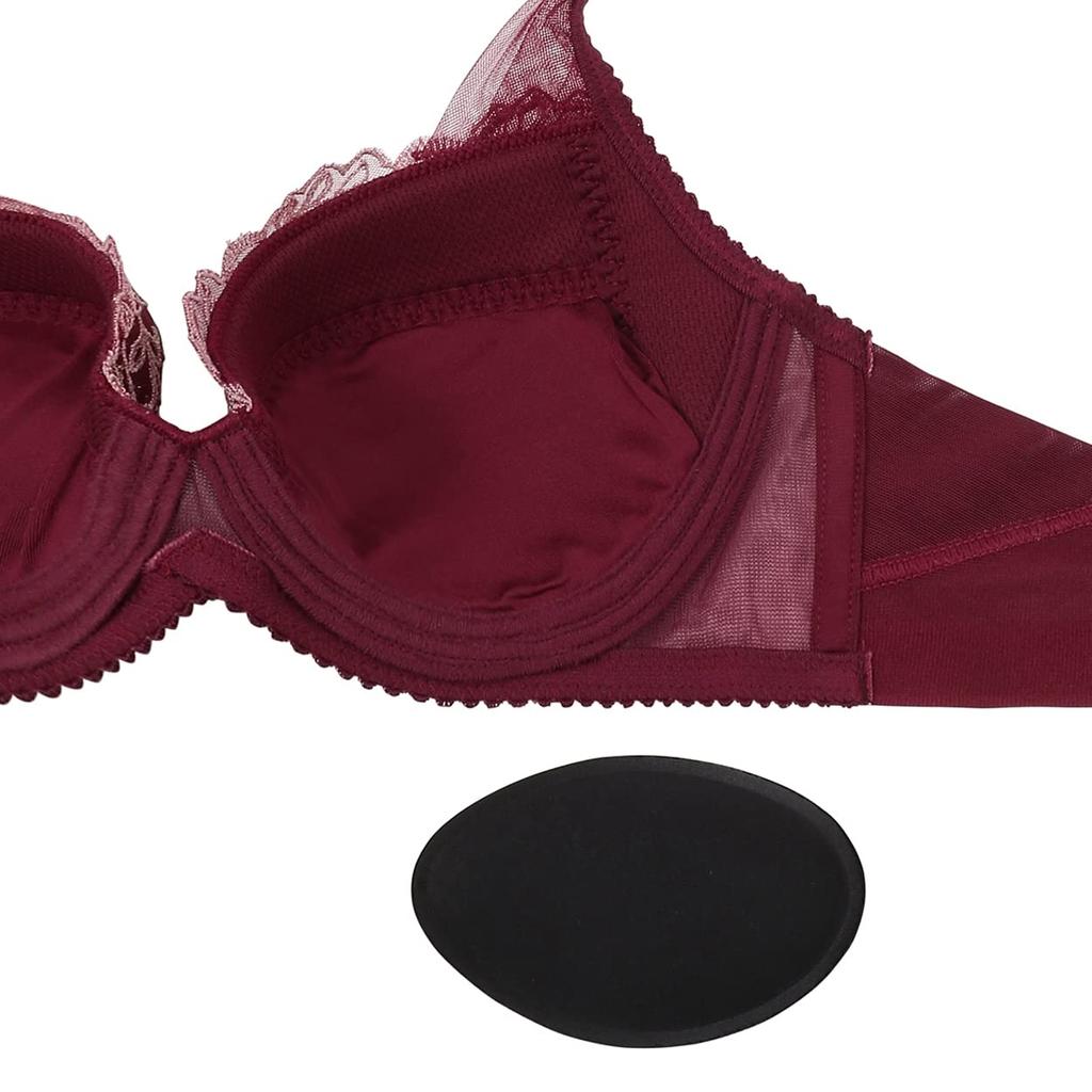 Amostyle Charming Glamor M021 Size B65 Bra, Ballerina's Dream, (Purple),