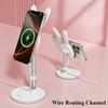 Portable Wireless Charger Stand Desktop Phone Holder for Magsafe Charger for iPhone 16/15/14 Pro Max (Not Included Charger)