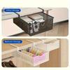 Portable Under-Table Hanging Storage Basket with Pull-Out Drawer - Easy to Assemble Desk Organizer for Office & Bedroom