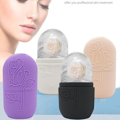 Ice Facial Cube Silicone Ice Mold Beauty Cooling Reusable Ice Roller For Face And Eye Facial Beauty Ice Roller Skin Care Tools