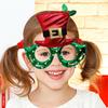 Lustige Weihnachtsbrillen Kostüm Brillen Requisiten Für Weihnachtsfeier Dekorationen Brillenrahmen Für Urlaubsmitbringsel