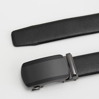 Men's Scratch Resistant Microfiber Belt Automatic Buckle Business Casual Imitation Cowhide Men's Belt Belt