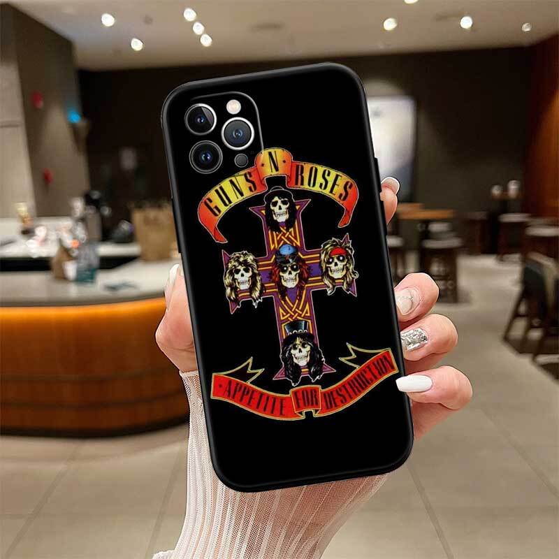 G-guns R-roses Phone Case for Motorola Edge 60 60s 70 G86 G56 G54 E14 G04S G45 G54 G64 X30 X40 X50 S30 S50 Pro Power Tylus