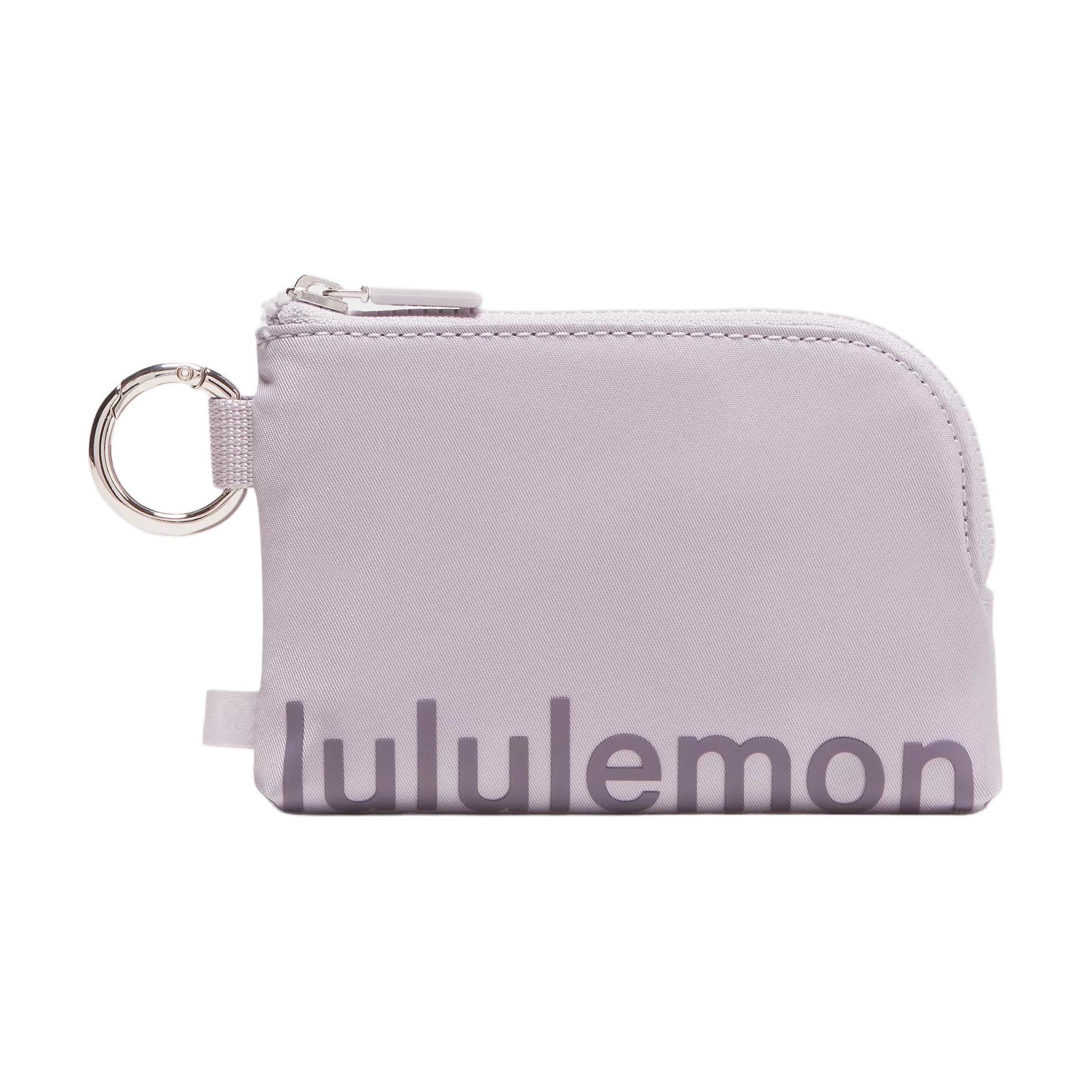 

Lululemon Clippable Card Pouch Unisex Accessories Light-Lavender Grape-Mist Silver LW9EFFS-073776-1 Light Lavender & Grape Mist & Silver