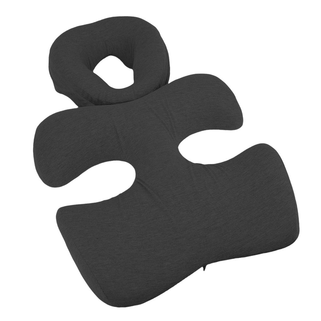 Face Down Pillow with Chest Support   Prone Massage Pillow Removable Washable Cover for Home Use
