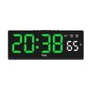 New LED Alarm Clock Two Sets of Simple Desktop Clocks Large Screen Digital Clock Bedroom Bedside