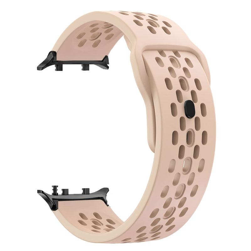 

Спортивный браслет для Huawei Watch D2 Band Дышащий силиконовый браслет для Huawei Watch D2 Ремешок с выемкой Аксессуары для часов Sliver Connector&Huawei Watch D2 розовый