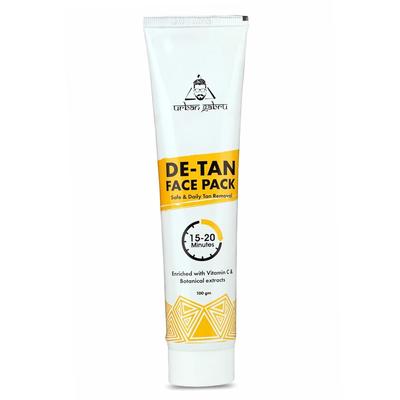 UrbanGabru De-tan Face Pack with Vitamin C & Aloe Vera Extracts | Tan Removal In 10 Mins | Brings Back Natural Color (100 Gm)