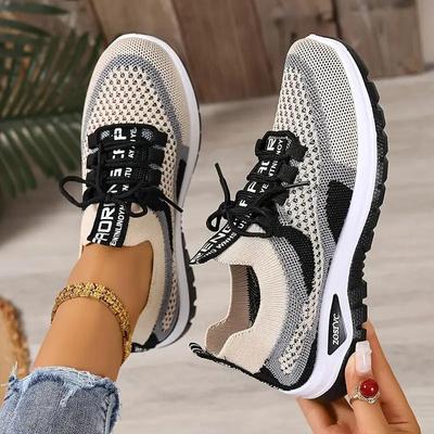Scarpe Sportive Casual da Donna - Mesh Traspirante, Sneakers Leggere con Lacci