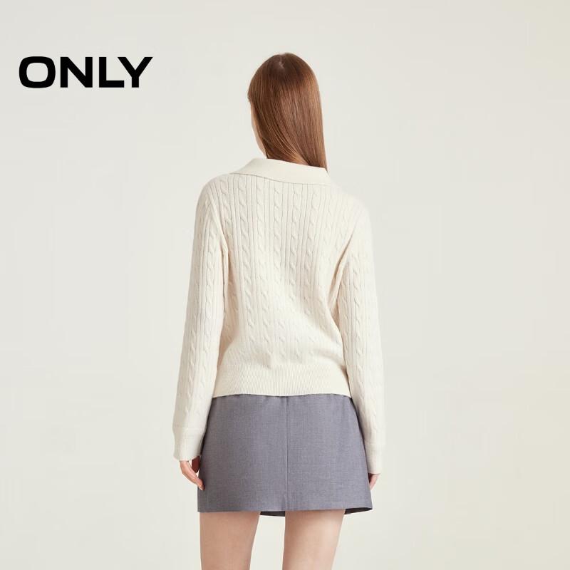 ONLY Women's Collegiate Wool-Blend Pullover Sweater