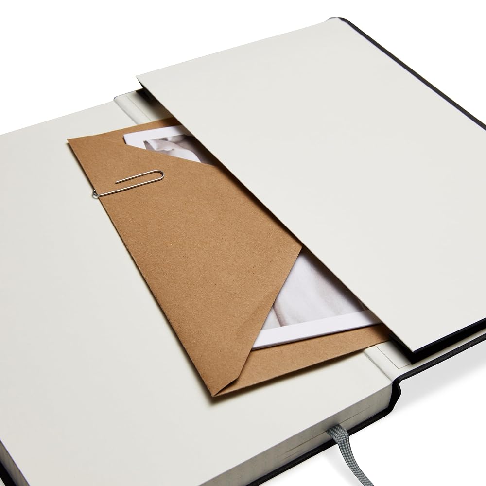 Classic Notebook Slim (Lined) 13cm x 21cm, Black