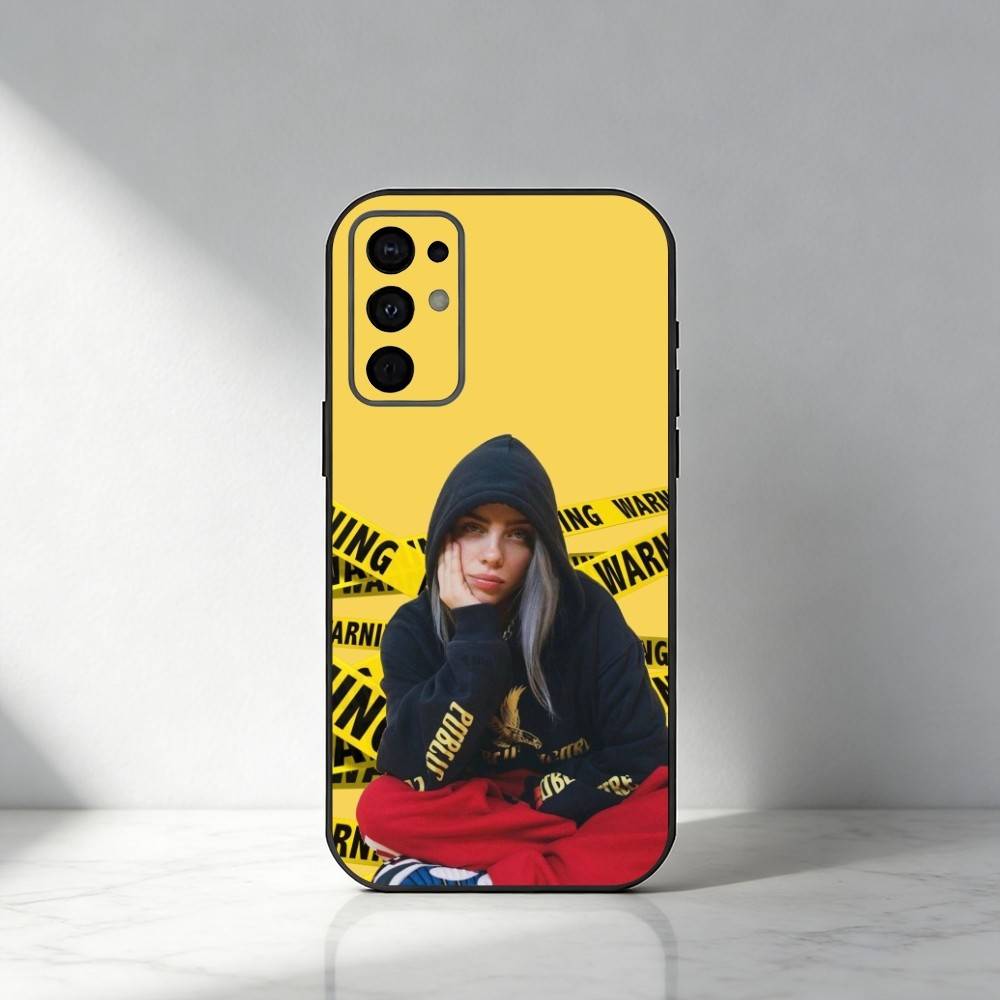 Billie Singer E-Eilish WILDFLOWER Phone Case For Samsung S25,S24,S21,S22,S23,S20,Ultra,S26,Plus,Fe,Note,5G Black Cover