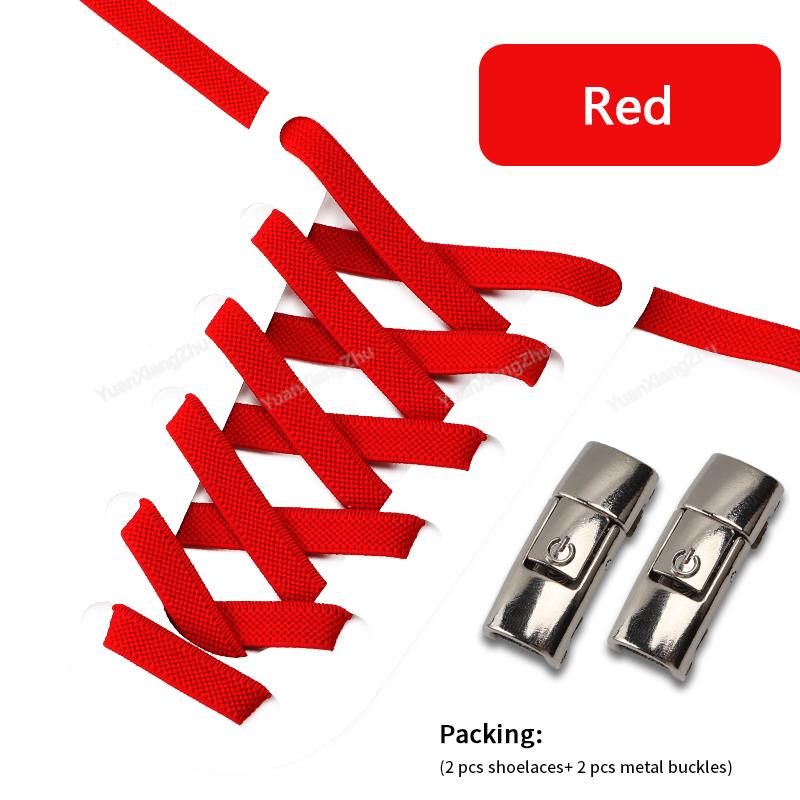 NOVÉ Šnúrky do topánok s lisovacím zámkom bez viazania Elastické šnúrky Tenisky 8MM Rozšírené ploché Šnúrky do topánok bez viazania Detské Dospelé šnúrky do topánok