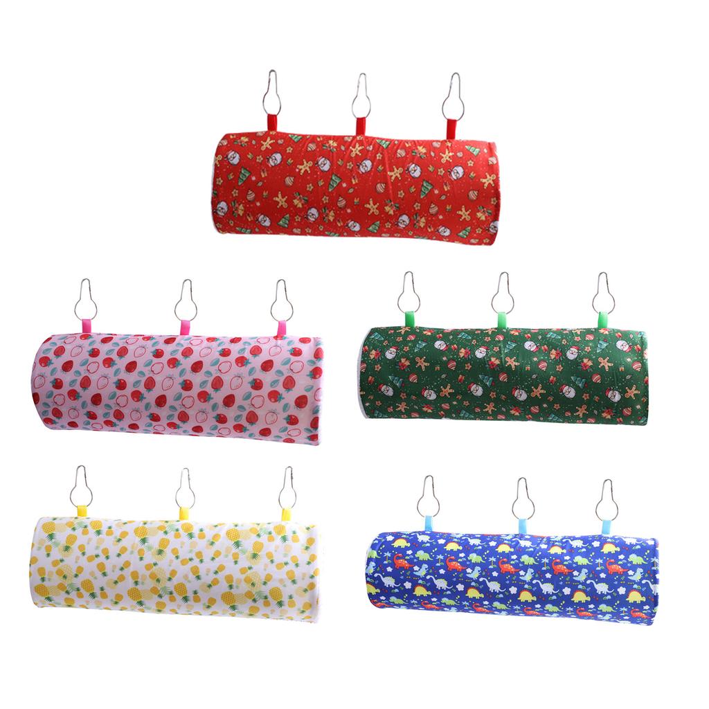 Warm Plush Bed Hideout Cage Accessories for Guinea Pig Hamster Ferret Chinchilla Sugar Glider Toys Hamster Bedding Gift