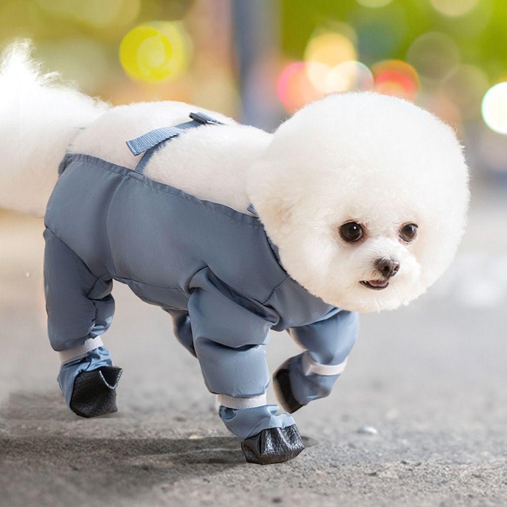 Anti-Slip Pets Dustproof Pants Breathable Belly-Covering Pet Outfit  Rainy Day