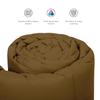 Plush Reversible Microfiber Comforter Single Bed| 220 GSM Single Bed, Quilt, Duvet, 110 GSM ASH Grey +Tapenade