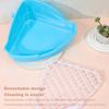 Rabbit Litter Pan Animal Potty Trainer Bunnies Corner Toilet Box Detachable Hollow Ferret Hamster Dragon Cat Guinea Pig Supplies
