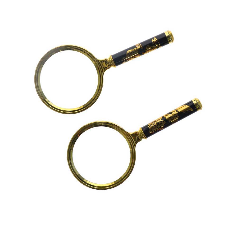 Portable Retro Handheld 10X Magnifying Glass Magnifier Eye Glass Mini Microscope Optical Glass