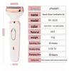 Women's Four-in-One USB Rechargeable Electric Shaver for Legs, Armpits, and Pubic Hair