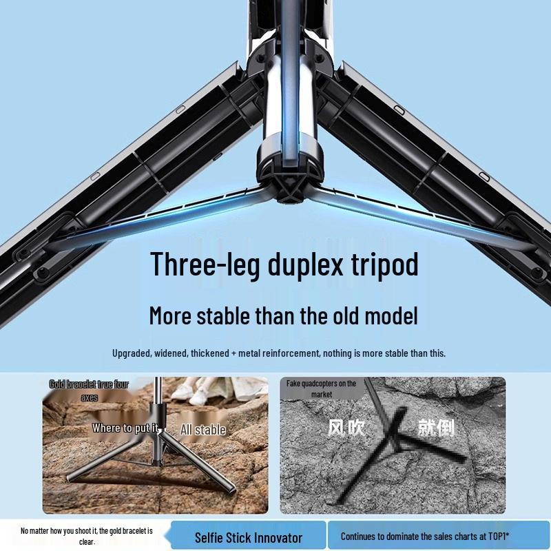 Bluetooth Selfie Stick Tripod & Phone Holder Stand