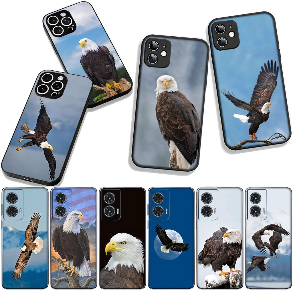 Bald Eagle Phone Cover for Apple iPhone 16 15 14 Plus 13 12 Mini 17 Pro Max + ProMax 16E Air Case