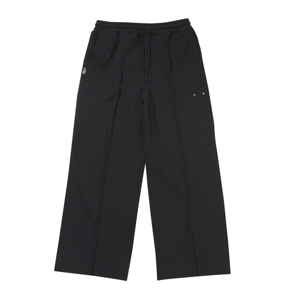 Aimeolkeu Elastic Banded Pintuck Pants (Black)