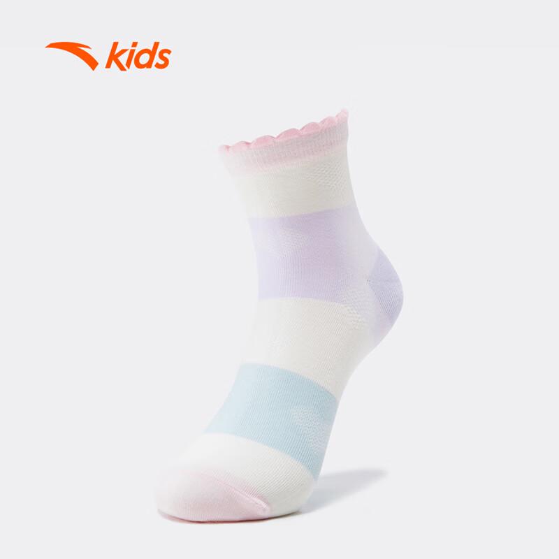 ANTA Kids Summer Breathable Mid-Calf Socks (3-Pair Pack) XL