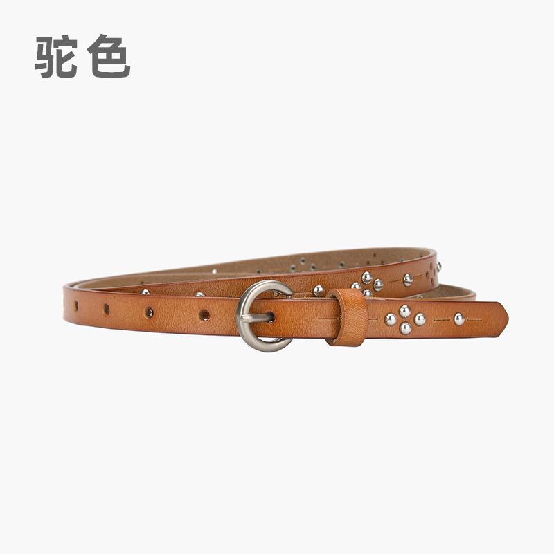 Women's Belt Jeans Belt Women's, Fashion Casual Belt Hollow, Rivet Punk Belt Women's